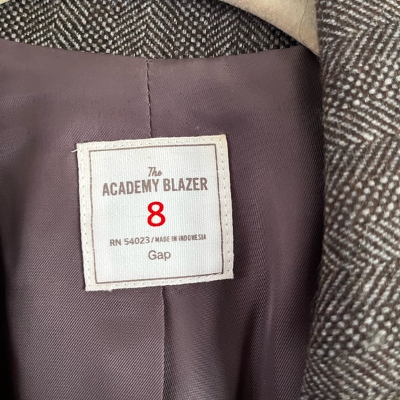 GAP Brown Blazer with Pink and Navy Accents - Picture 2 of 5